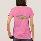 ジャマイカ国旗と地図dk Tシャツ (裏面)