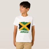 ジャマイカ国旗のデザイン Tシャツ (正面フル)