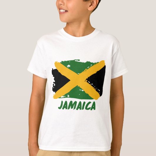 ジャマイカ国旗のデザイン Tシャツ (正面)