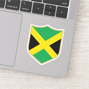 ジャマイカ国旗の紋章愛国旅行 シール