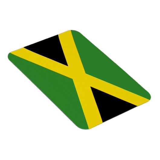 ジャマイカ国旗を持つ愛国的な柔軟な磁石 マグネット (右側)