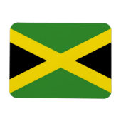 ジャマイカ国旗を持つ愛国的な柔軟な磁石 マグネット (横)