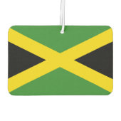 ジャマイカ国旗を掲げたカーエアーフレッシュ カーエアーフレッシュナー (裏面)