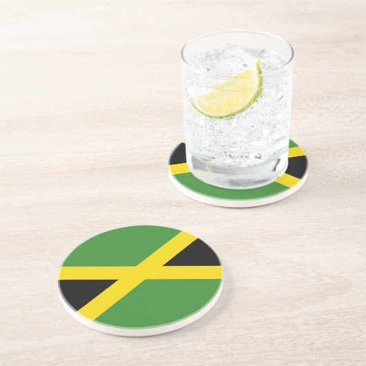 ジャマイカ国旗を掲げたコースター コースター (側面)