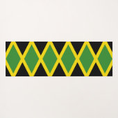 ジャマイカ国旗を掲げた愛国的なヨガマット ヨガマット (裏面(横))