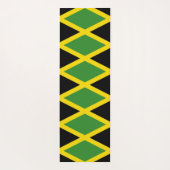 ジャマイカ国旗を掲げた愛国的なヨガマット ヨガマット (裏面)