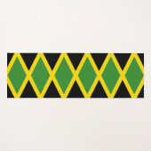 ジャマイカ国旗を掲げた愛国的なヨガマット ヨガマット (正面(横))