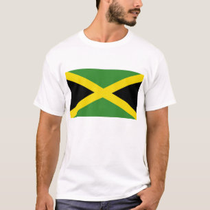 ジャマイカ国旗を掲げたTシャツ Tシャツ