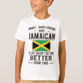 ジャマイカ国旗ジャマイカ伝統ジャマイカルーツ Tシャツ (正面)