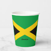 ジャマイカ国旗紙カップ&ジャマイカパーティー/スポーツ 紙コップ (正面)