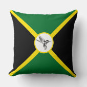 ジャマイカ国旗01 クッション (正面)