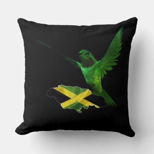 ジャマイカ国旗04 クッション (正面)