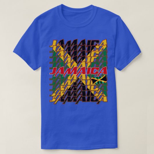 ジャマイカ国旗3 Tシャツ (デザイン正面)
