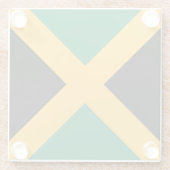 ジャマイカ国旗 ガラスコースター (裏面)