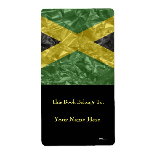 ジャマイカ国旗 – クリンク ラベル (正面)