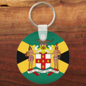 ジャマイカ国旗/コート・オブ・アームズ キーホルダー (正面)