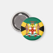 ジャマイカ国旗/コート・オブ・アームズ マグネット (正面/裏面)