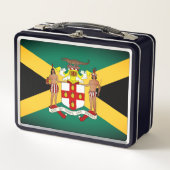 ジャマイカ国旗/コート・オブ・アームズ メタルランチボックス (正面)