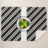 ジャマイカ国旗 シェルパブランケット (正面(横))