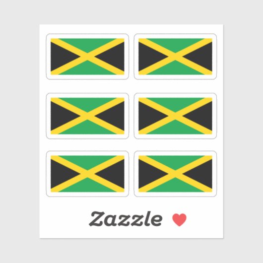 ジャマイカ国旗 シール (シート)