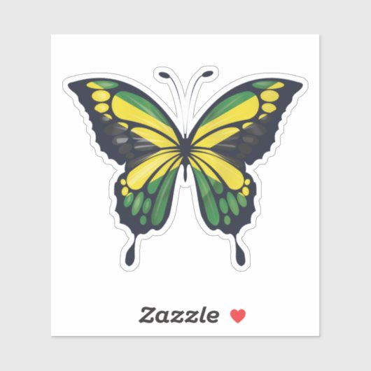 ジャマイカ国旗 シール (シート)