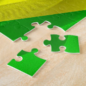 ジャマイカ国旗。 ジグソーパズル (側面)