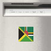 ジャマイカ国旗 |ジャマイカドミニカのハーフ マグネット (インサイチュ (食洗機))