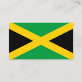 ジャマイカ国旗、ジャマイカ国旗 名刺 (正面)