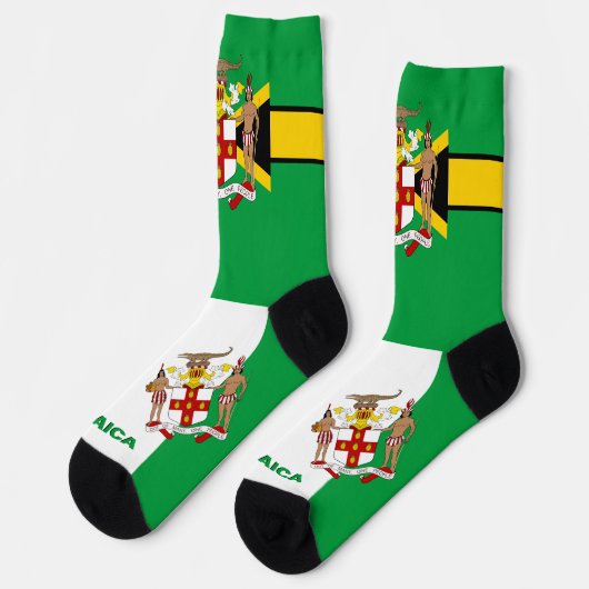 ジャマイカ国旗、ジャマイ地球に優しカ ソックス (左)