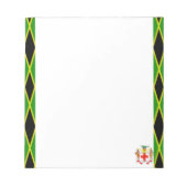 ジャマイカ国旗 ノートパッド (正面)