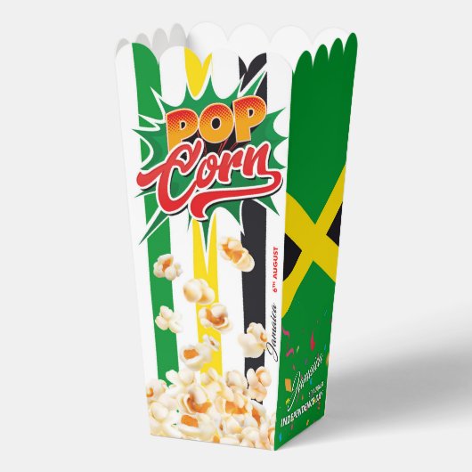 ジャマイカ国旗 フェイバーボックス (裏面)