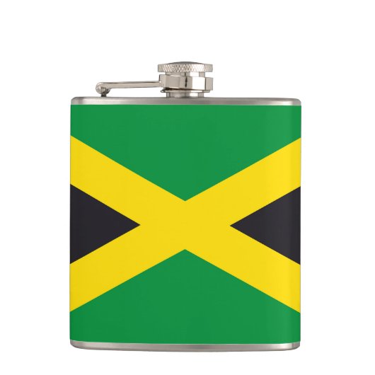 ジャマイカ国旗 フラスク (正面)