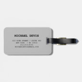 ジャマイカ国旗 ラゲッジタグ (裏面横)