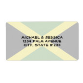 ジャマイカ国旗 ラベル (正面)