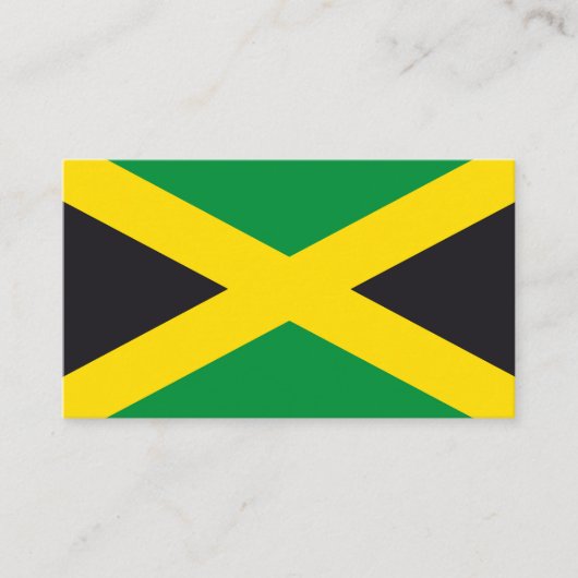 ジャマイカ国旗 名刺 (正面)