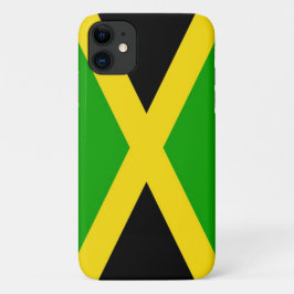 ジャマイカ国旗、黒、緑、黄 iPhone 11 ケース