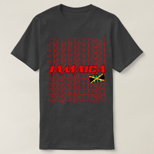 ジャマイカ国旗 Tシャツ (デザイン正面)