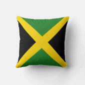 ジャマイカ国旗x旗まくら クッション (裏面)