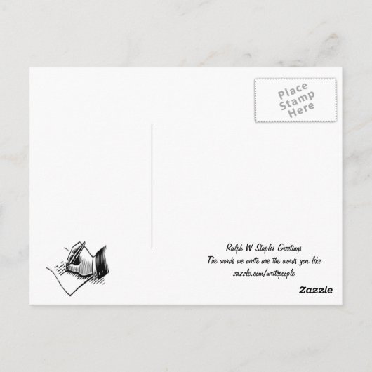 ジャマイカ国民のヒーロー誇りを持ったポストカード ポストカード (裏面)