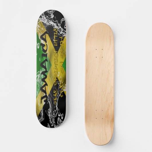 ジャマイカ地球Skateb上で最も素晴らしく小さい場所 スケートボード (正面)