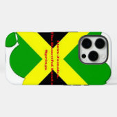 ジャマイカ大好き | 大胆なフラグタイポグラフィアートデザイン Case-Mate iPhoneケース (裏面 (横))