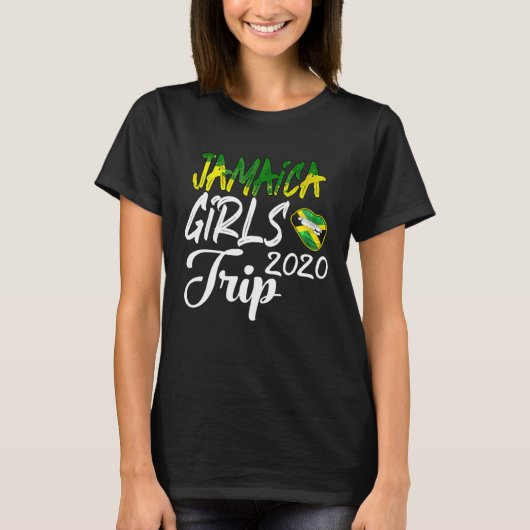 ジャマイカ女子旅2020 女性のための独身最後の旅 Tシャツ (正面)
