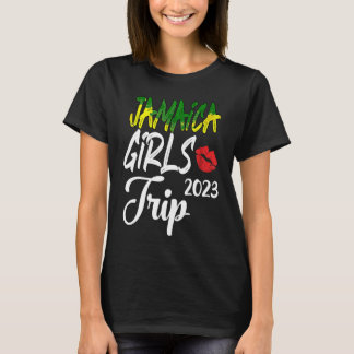 ジャマイカ女子旅2023 女性のバチェロレッテロードT Tシャツ
