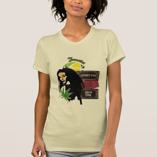 ジャマイカ女 Tシャツ (正面)