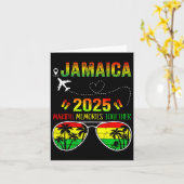 ジャマイカ家族再会2025 思い出を作るバケーション カード (黄色い花)