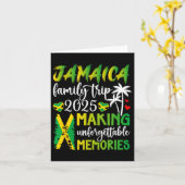 ジャマイカ家族旅行2025思い出の作成ジャマイカV カード (黄色い花)