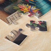 ジャマイカ屋外フラワーショップ ジグソーパズル (側面)