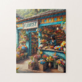 ジャマイカ屋外フラワーショップ ジグソーパズル