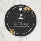 ジャマイカ島のお礼と祝福のタグ フェイバータグ (裏面)