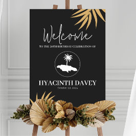 ジャマイカ島ウェルカムサイン ポスター